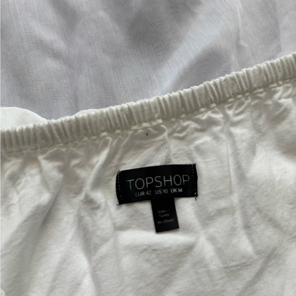 Topshop Off the Shoulder Ruffle Dress - Picture 3 of 6